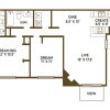 Floor plan: Aspen (Renovated)