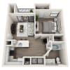 Floor plan: The Travis (A1A)