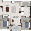 Floor plan: 3x2