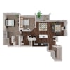 Floor plan: Rainier 2x2 