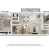 Floor plan: One Bedroom - Renovated