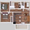 Floor plan: 2 Bedroom Garden