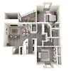 Floor plan: B1 Deluxe