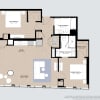 Floor plan: Alcove Two Bedroom 03 Tier 2