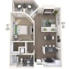 Floor plan: 680sq-Var-2