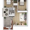 Floor plan: Two Bedroom