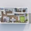 Floor plan: Studio 1 Bathroom