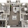 Floor plan: B2D