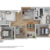 Floor plan: 2 Bedroom