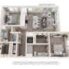 Floor plan: Two-Bedroom (B2)