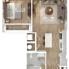 Floor plan: 1 Bed/1 Bath-A5