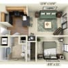 Floor plan: Rossi A1A