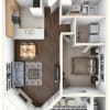 Floor plan: 1X1A