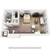 Floor plan: Studio-S01A