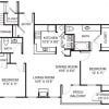 Floor plan: 2 Bed 2 Bath B3