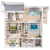 Floor plan: C1