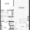 Floor plan: 1 Bed/1 Bath-T_A03