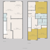 Floor plan: 3 Bed / 2.5 Bath / 1,402 SF