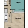 Floor plan: One Bedroom A