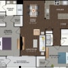 Floor plan: Mustang II Interior Unit