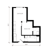 Floor plan: Urban 1 Bedroom - U18