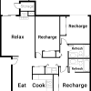 Floor plan: 3x2 B