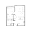 Floor plan: 1x1 - C3