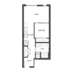 Floor plan: Open 1x1 - O3