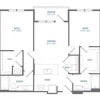Floor plan: B2A1