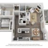 Floor plan: 2x1