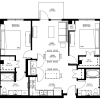 Floor plan: Two Bedroom - H (60%)