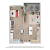 Floor plan: 1B