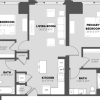 Floor plan: 2 Bed/2 Bath-B3