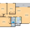 Floor plan: 3x1.5