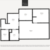 Floor plan: 1 Bedroom 1 Bath