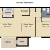Floor plan: 1 Bedroom