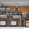 Floor plan: 2BR 1BA - 882sqft