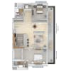 Floor plan: B7-1227