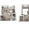 Floor plan: Aster Gardens Loft (A1BL)
