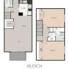 Floor plan: 2 bedroom 1 1/2 bathroom  MKT