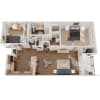 Floor plan: 2 BED VILLA