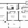 Floor plan: 2 Bedroom