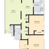 Floor plan: 2 x 1 Sterling