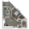 Floor plan: A1U-688
