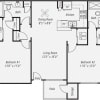 Floor plan: Dual Master Renovated