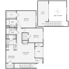 Floor plan: B2LR