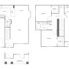 Floor plan: Three Bedroom Two and a Half Bath (1379 SF)