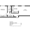 Floor plan: 1 Bedroom