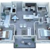 Floor plan: B1 2x2