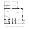 Floor plan: Two Bedroom